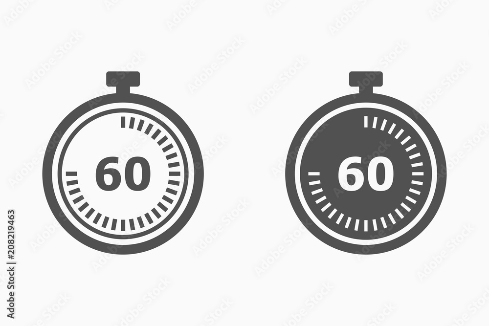 Stopwatch vector icon Stopwatch vector icon