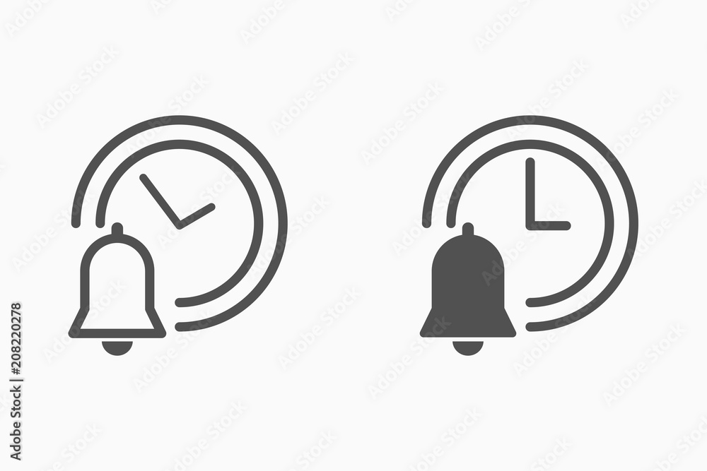 Clock vector icon. Clock vector icon.
