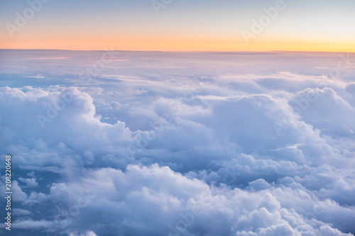 Beautiful sunset with cloud...