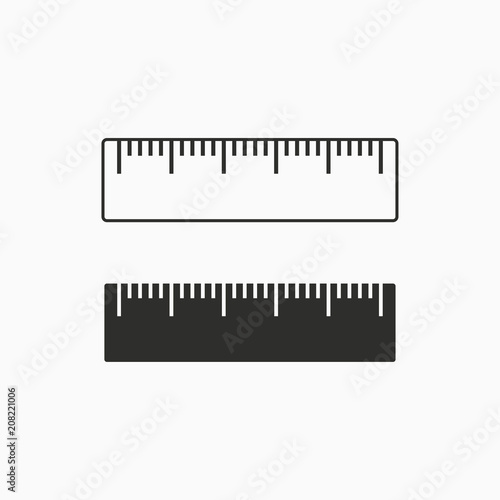 Vector ruler icon