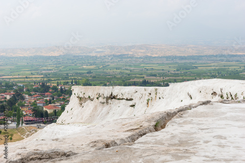 The large Limstone formation at Pumakkale, Turkey