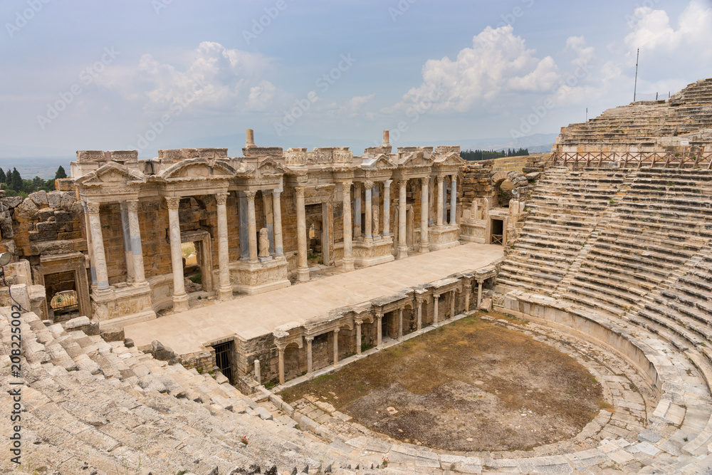 The colonnade of the Theatre and amphitheatre