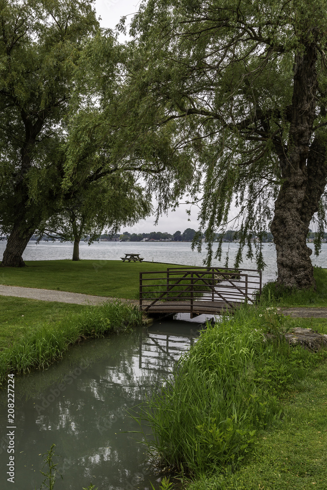 Fototapeta premium small foot bridge