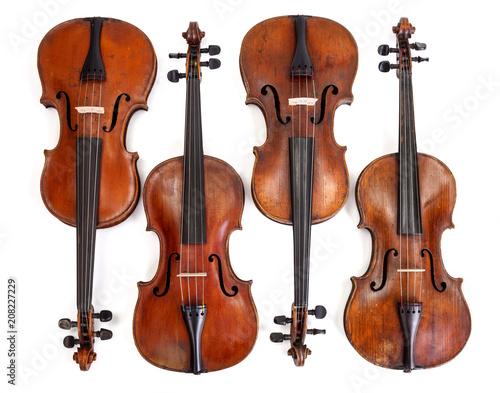 Old violins collection