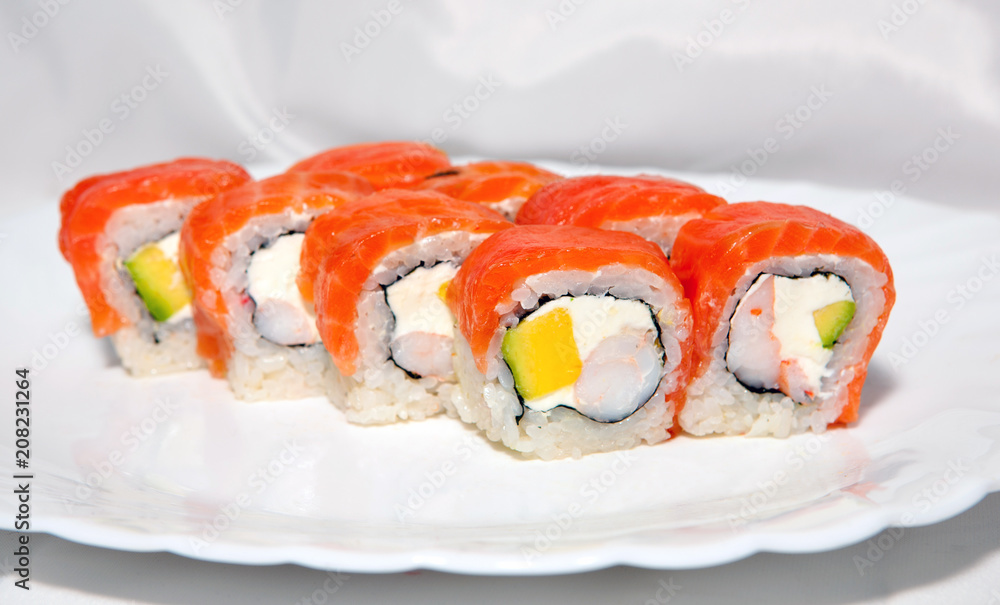 sushi, rolls, for the restaurant menu sushi, rolls, for the restaurant menu