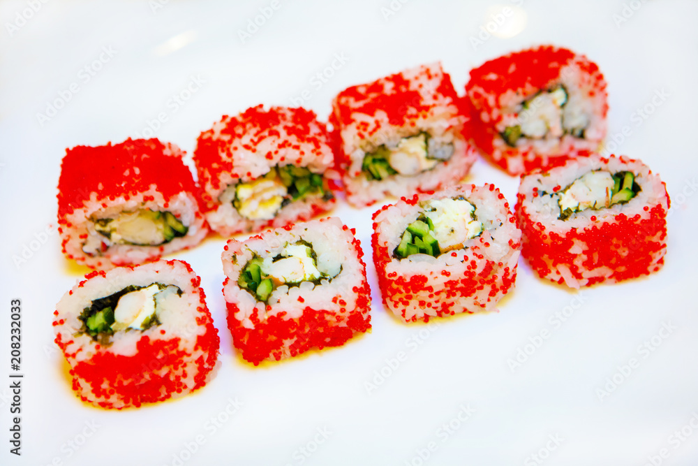 sushi, rolls, for the restaurant menu sushi, rolls, for the restaurant menu