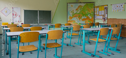 Leeres Klassenzimmer