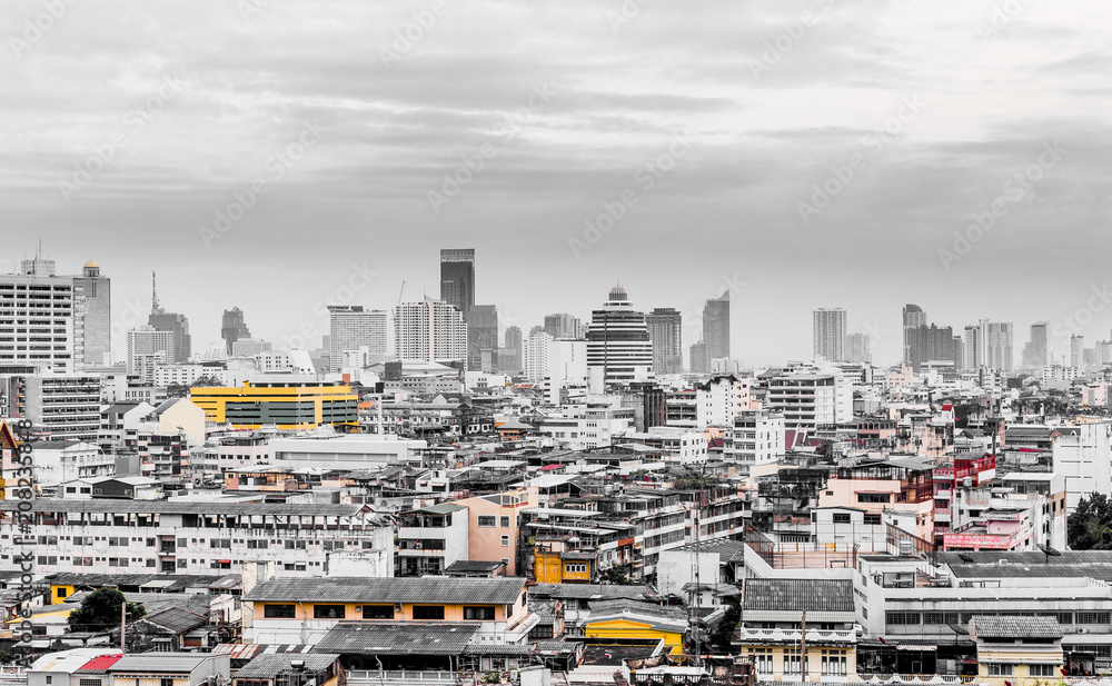 Fototapeta premium Skyline panorama Bangkok Thailand