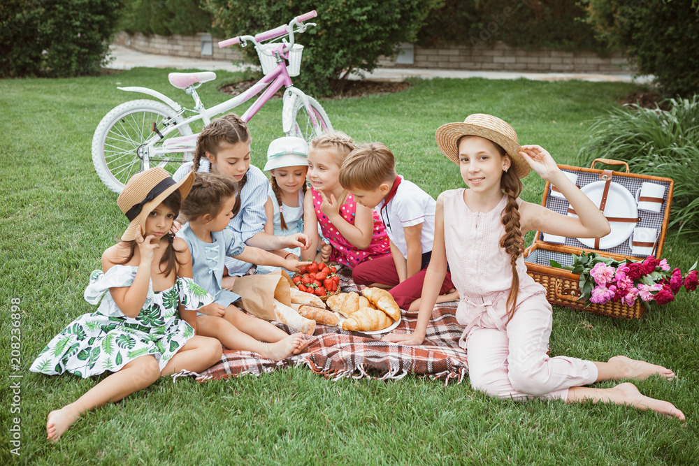 Fototapeta premium Kids fashion Concept