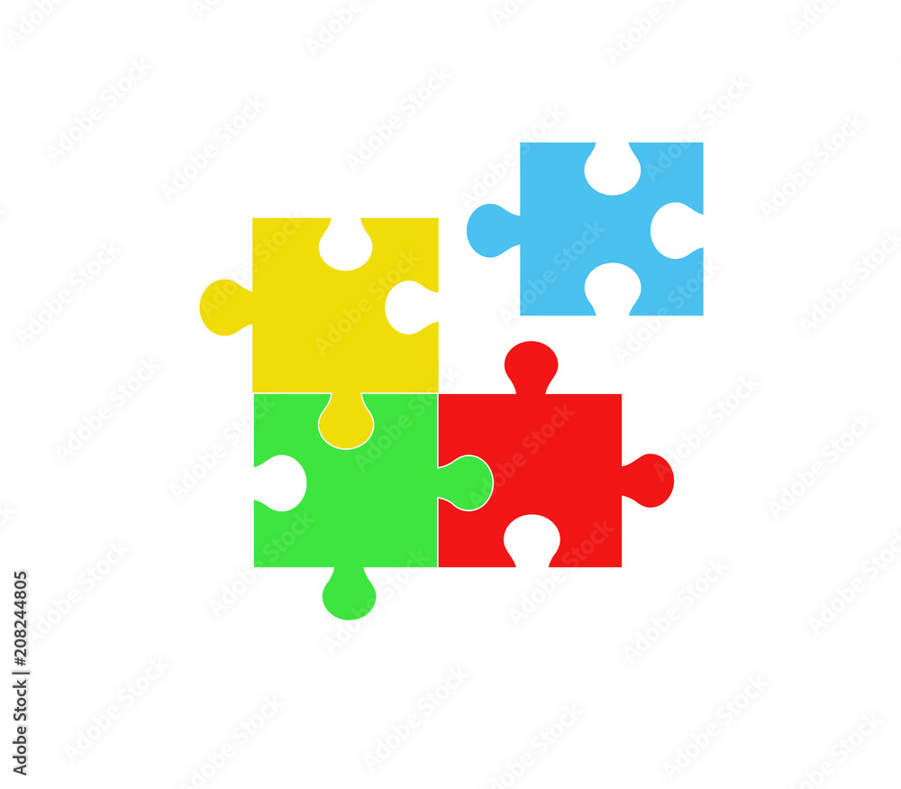 Pieces of puzzles forming into a single - corporation, merger, affiliation. Business and construction. Pieces of puzzles forming into a single - corporation, merger, affiliation. Business and construction.
