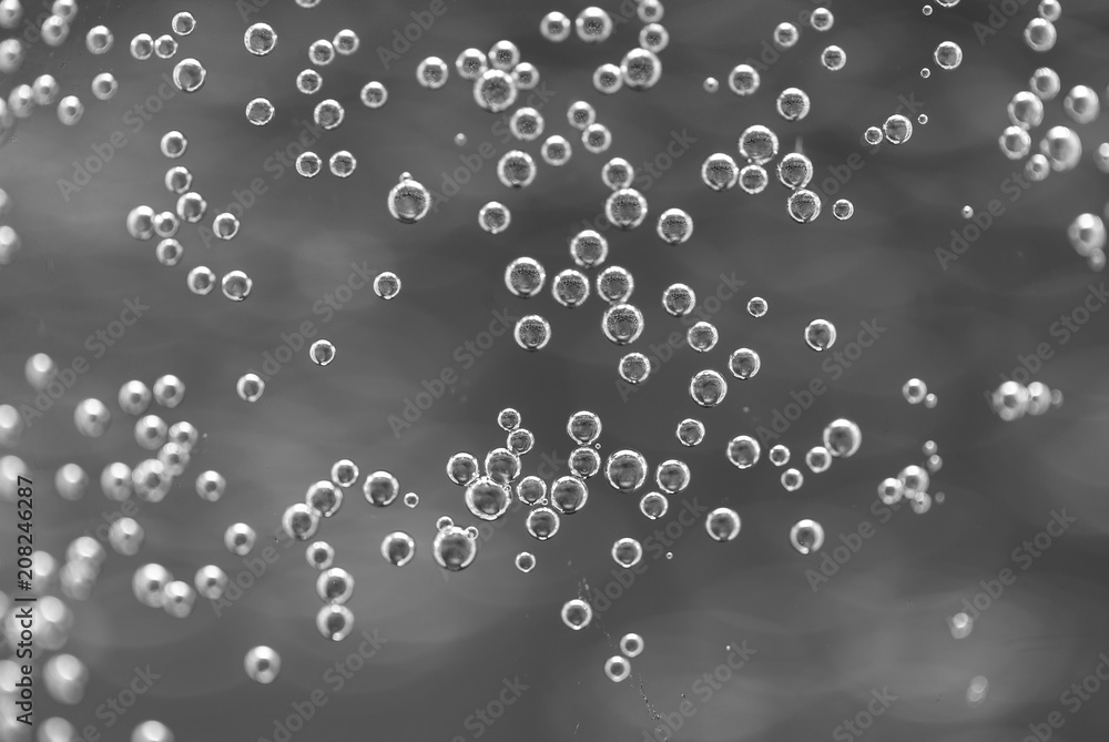Abstract bubbles gray Abstract bubbles gray