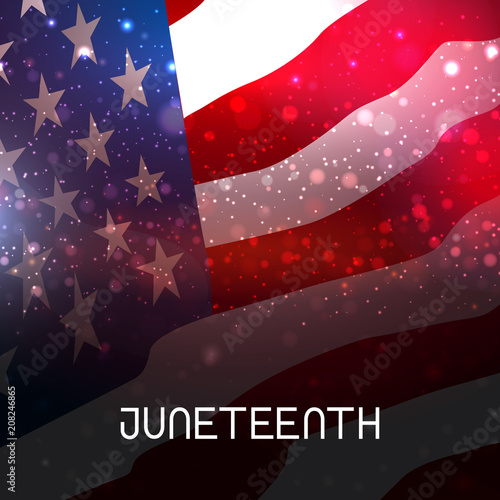 Juneteenth Freedom Day. African-American Independence Day,