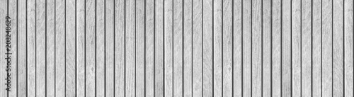 Panorama of White wood planks background