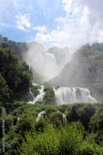Cascata delle Marmore  Marmore waterfalls   Umbria  Italy.