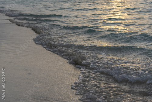 Nice pearl color of sea at Maldives