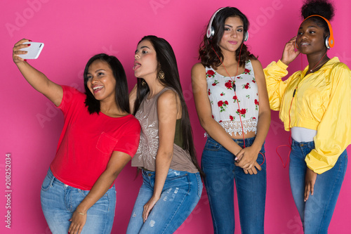 Teenage Group Of Girls