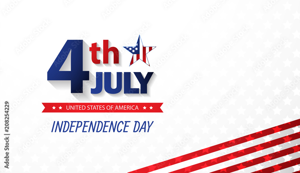 Fourth of July Independence Day. Abstract background. Vector Fourth of July Independence Day. Abstract background. Vector