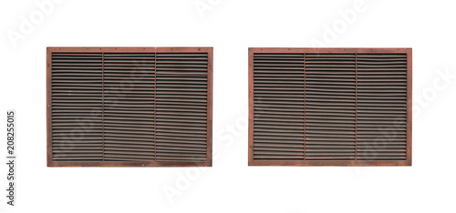Photos Two old ventilating lattices