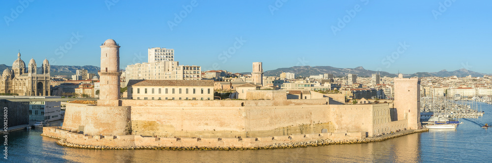 Panorama of Marseille, France
