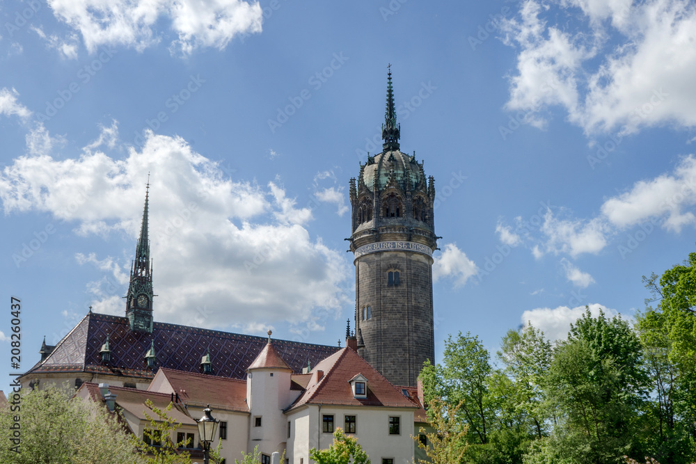 castle church in the Luther city Wittenberg