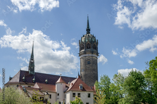 castle church in the Luther city Wittenberg