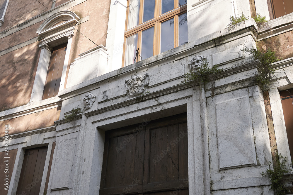 Obraz premium Treviso, Italy - May 29, 2018: View of palazzo Scotti