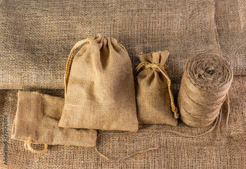 hemp products, such as, sackcloth, bag and rope