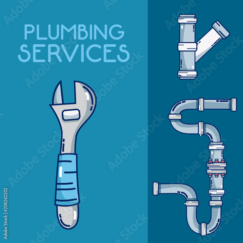 Plumbling service concept