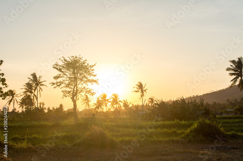 sunrise in bali