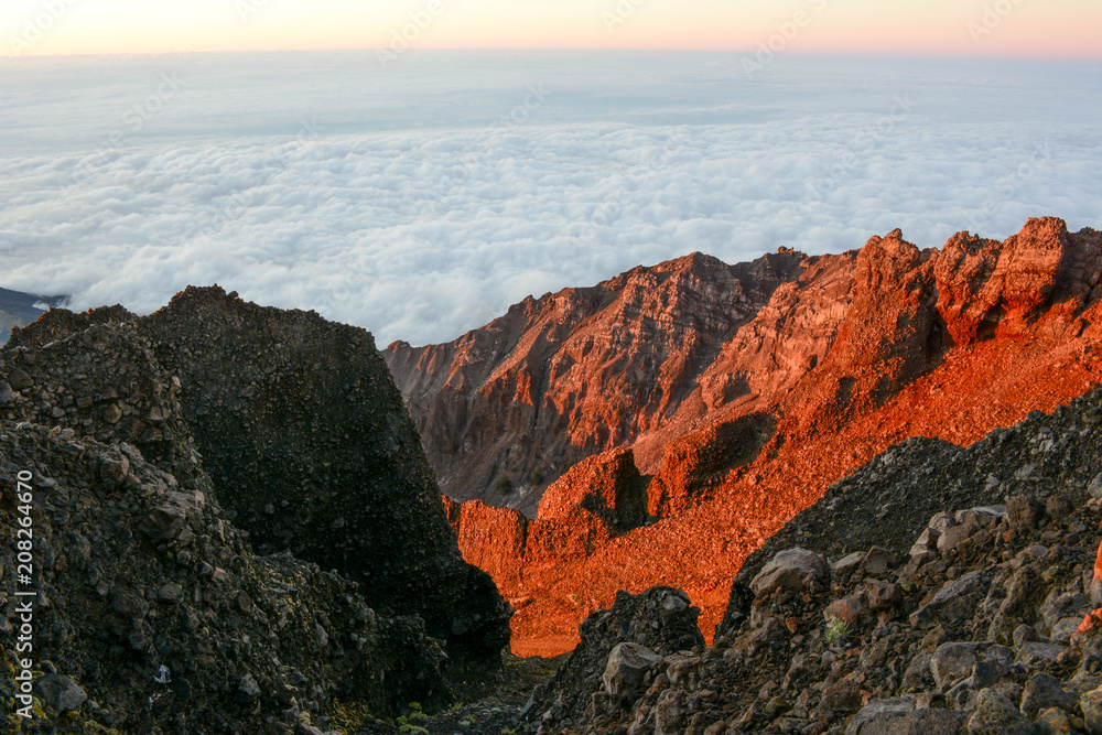 snurise over the clouds