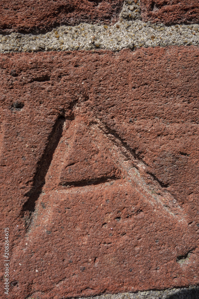 Written Wording in Distressed State Typography Found Letter A Written Wording in Distressed State Typography Found Letter A