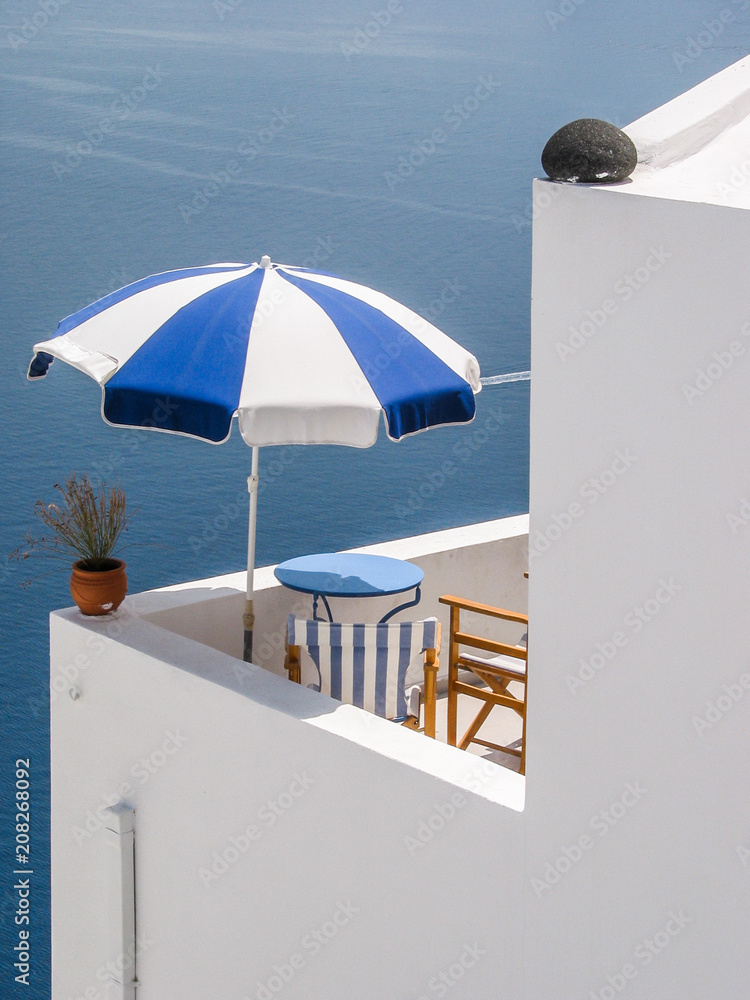 Fototapeta premium A terrace to paradise