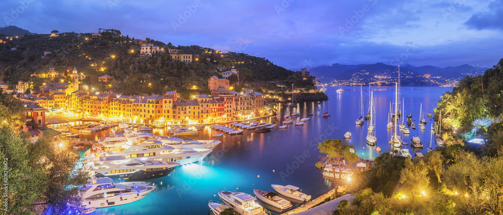 Panorama of beautiful Portofino - Italy