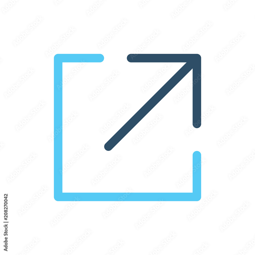 External Link Icon w Arrow & Box where You Know You're going to be leaving a website External Link Icon w Arrow & Box where You Know You're going to be leaving a website