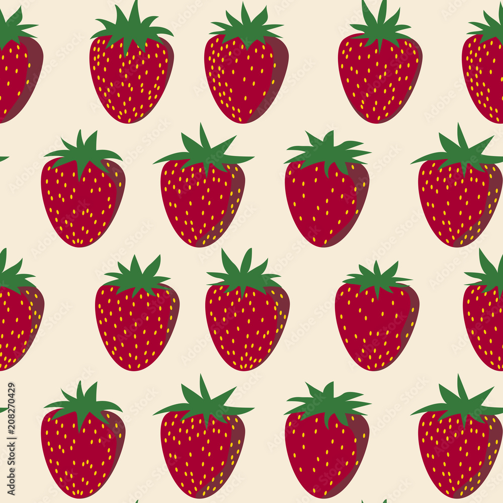 Cute Seamless Strawberry pattern Cute Seamless Strawberry pattern