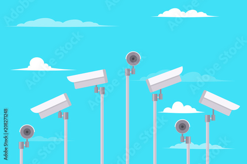 Outside security cameras