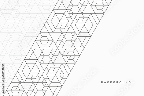 Geometric abstract background of lines.