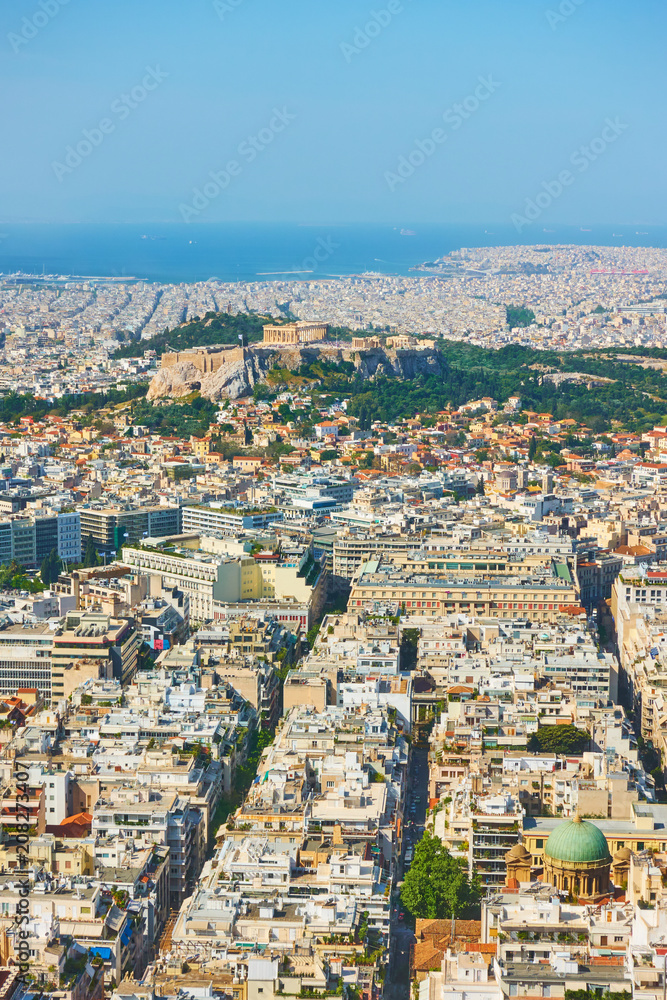 View of Athens city