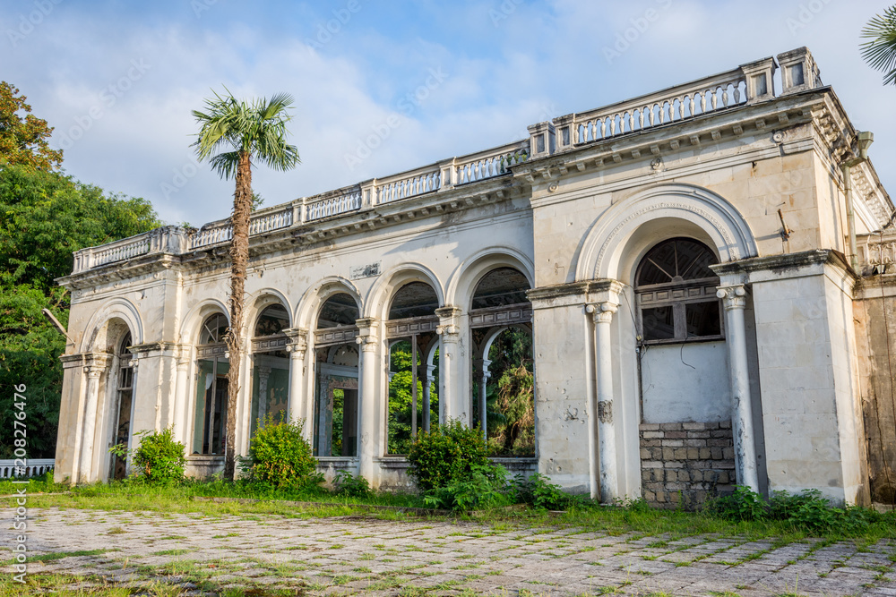 Abandoned train station, Abkhazia Abandoned train station, Abkhazia