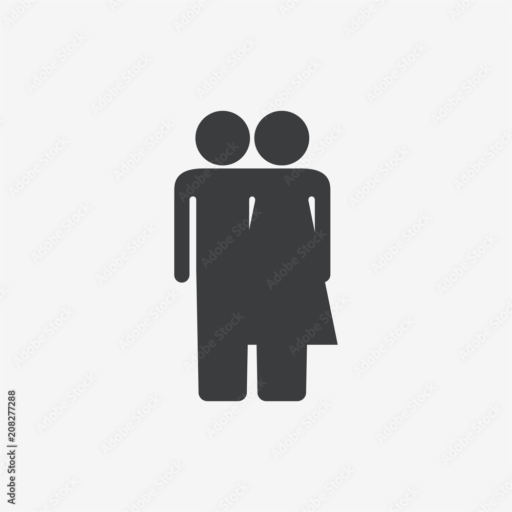 Couple Vector Icon Couple Vector Icon