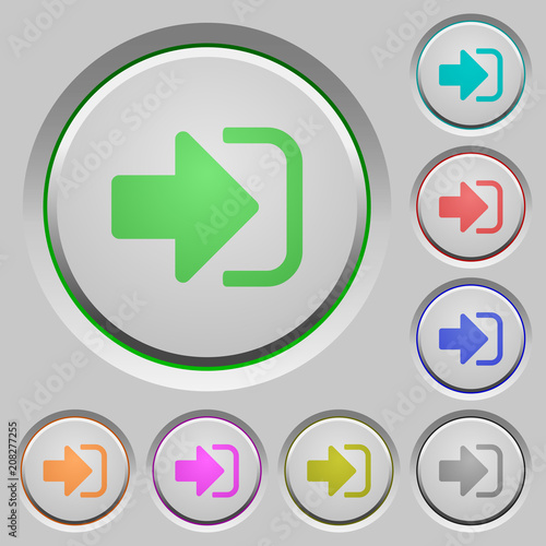 Sign in push buttons