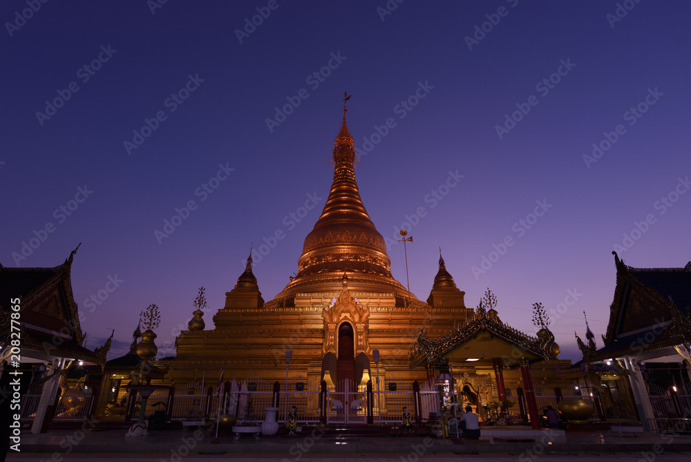 Ein Daw Yar Pagoda, This is a temple landmark for travel in Mandalay City, Myanmar.