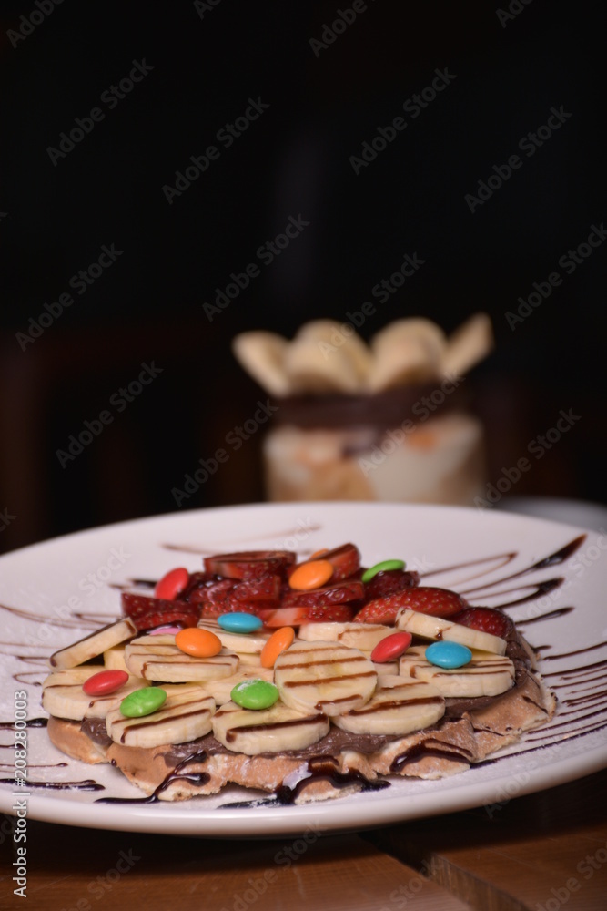 waffle tatlı waffle tatlı