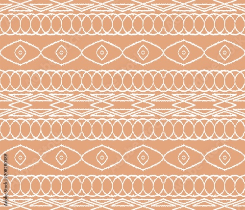 Ikat tribal art print. African rug.