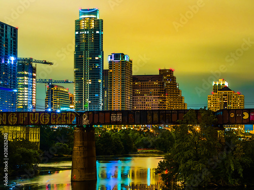 Technicolor City Skyline