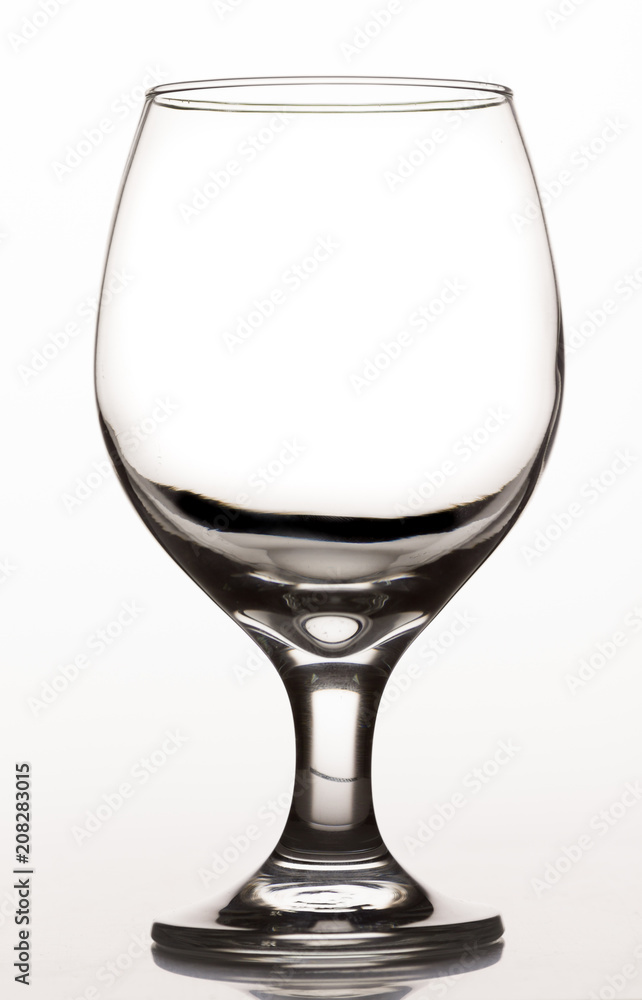 Water glass. Empty beer glass. Empty Wine glass. Isolated on white background. Water glass. Empty beer glass. Empty Wine glass. Isolated on white background.