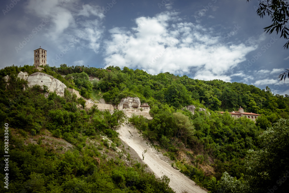 Lyadovsky rock monastery in Ukraine.