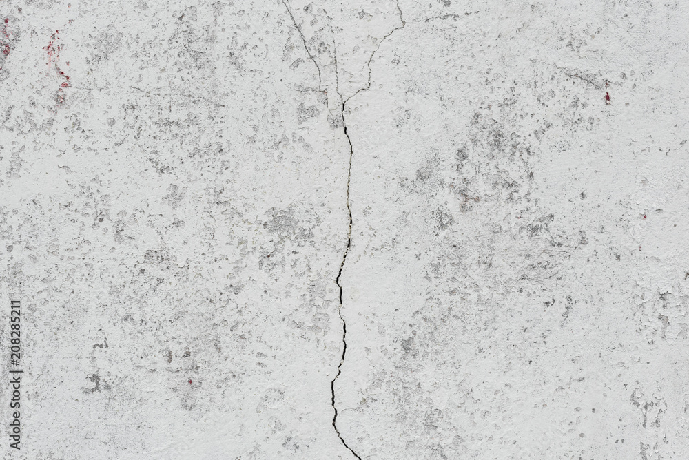 Fototapeta premium Wall fragment with scratches and cracks