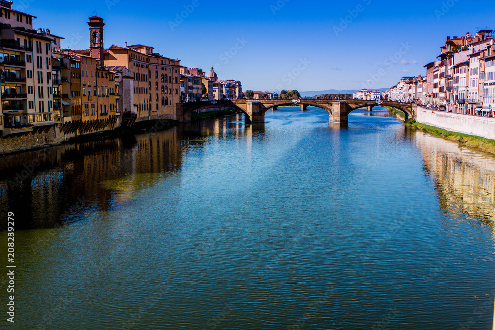 View of bridge in Florence