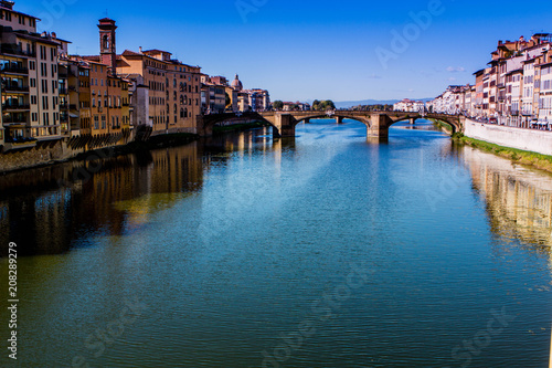 View of bridge in Florence